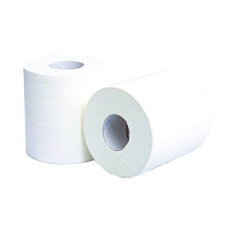 2 Ply White Centrefeed 150m 2 rolls