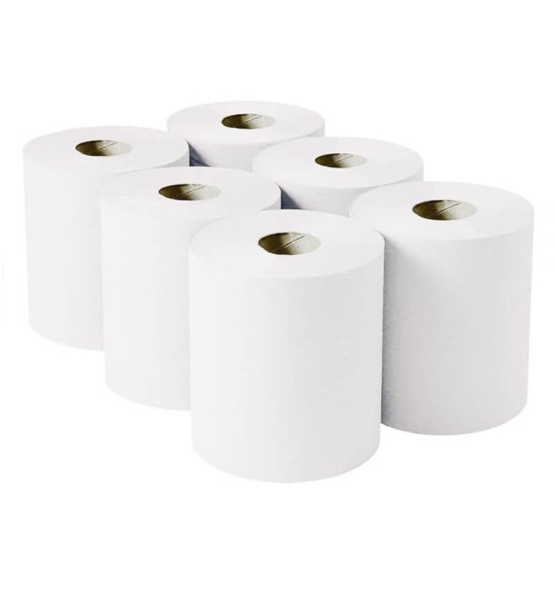 2 Ply White Centrefeed 150m 2 rolls