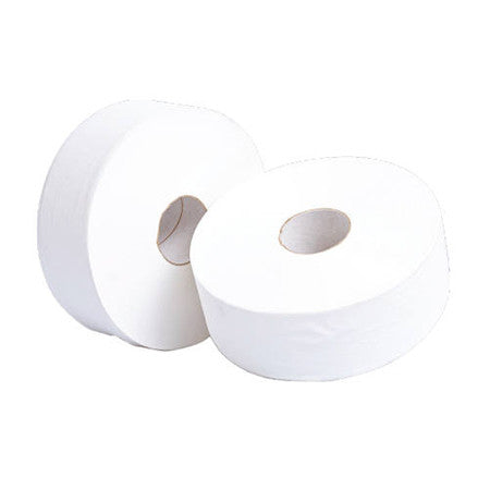 2 rolls of Mini Jumbo Toilet Roll 3 Inch 150m