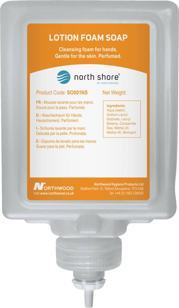 North Shore Lotion Foam Soap Fragranced 1000ml