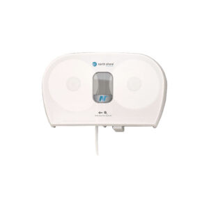 North Shore 2 Roll Toilet Tissue Dispenser White