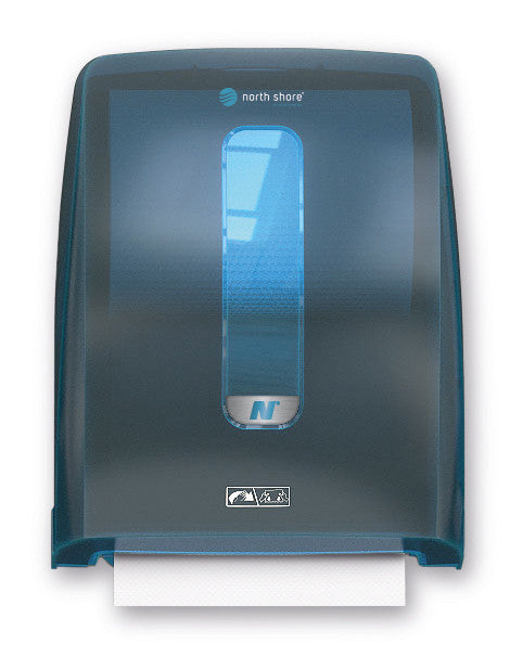 North Shore  Mechanical Roll Towel Dispenser Blue