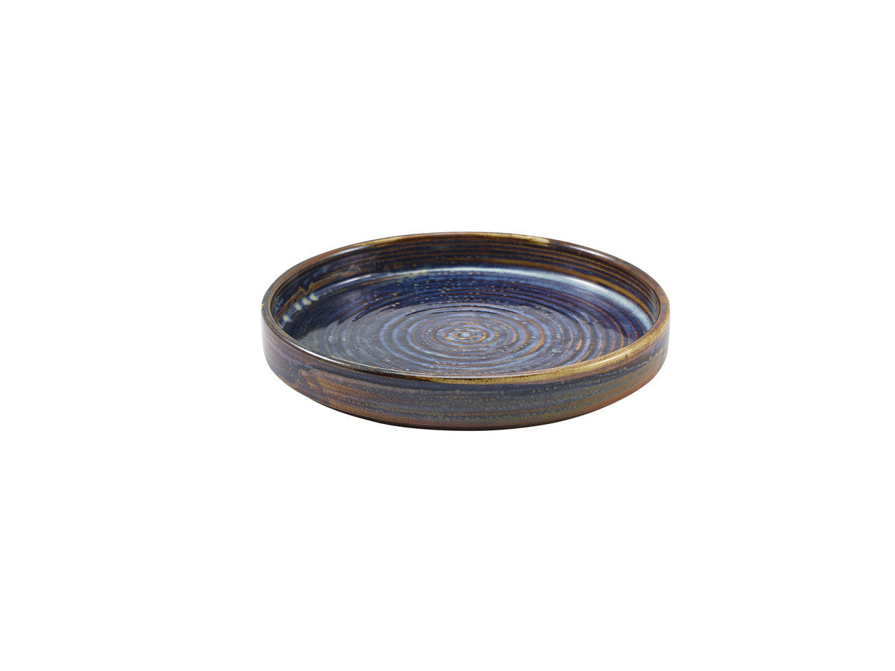 Terra Porcelain Aqua Blue Presentation Plate 18cm 6 Pack Group Image
