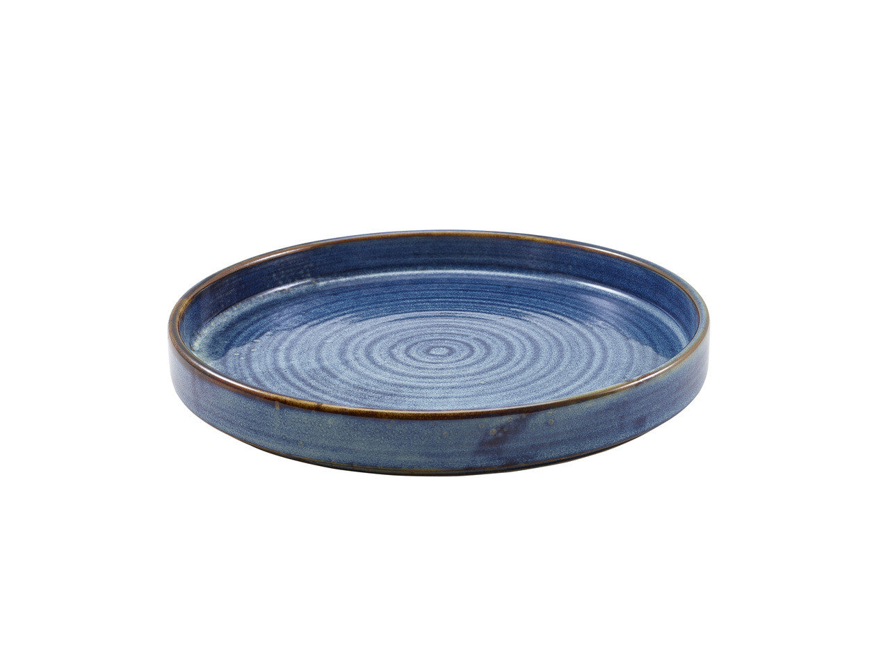 Terra Porcelain Aqua Blue Presentation Plate 26cm 6 Pack