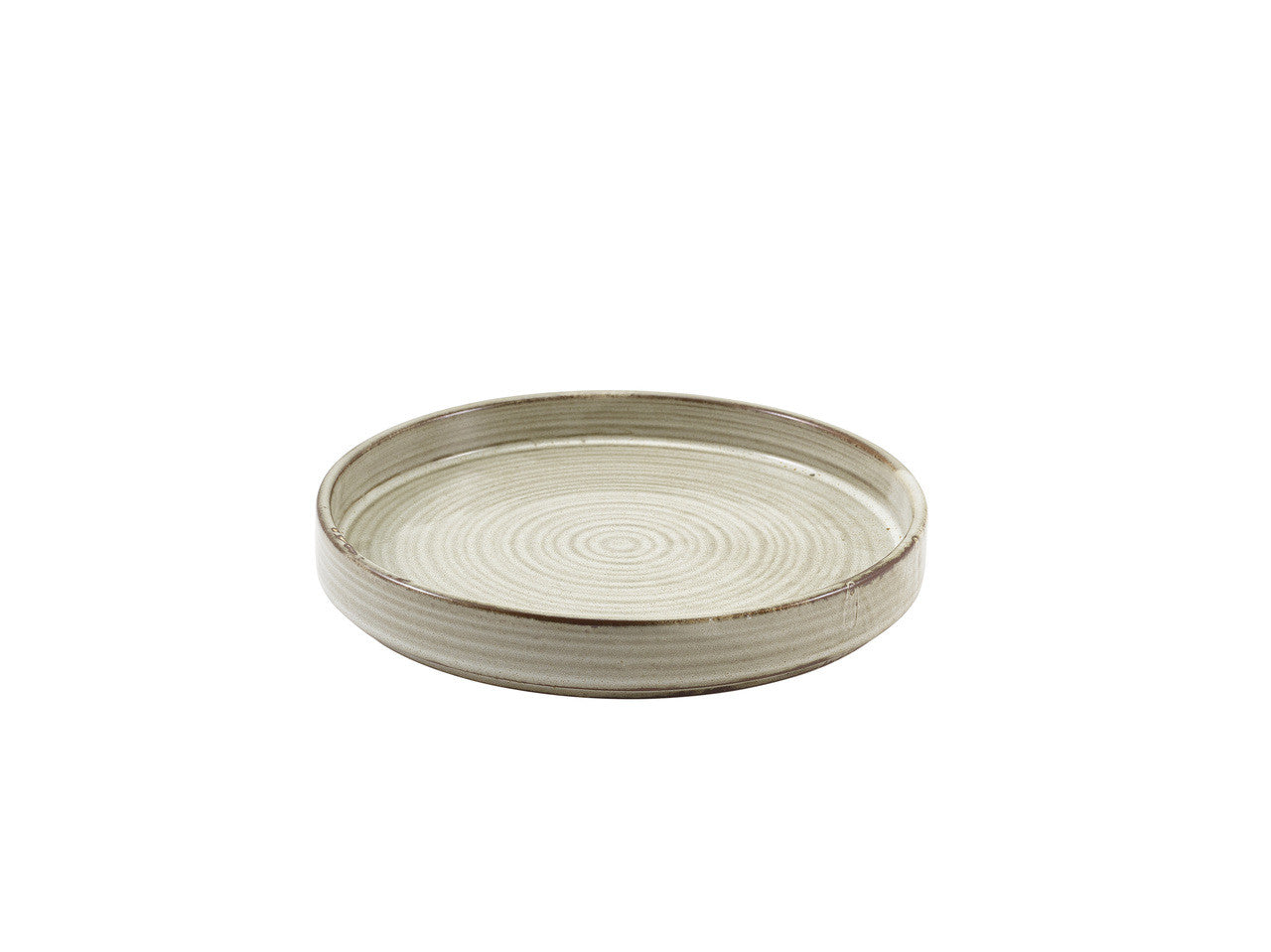 Terra Porcelain Grey Presentation Plate 20.5cm 6 Pack