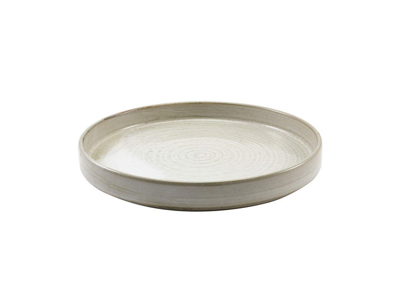 Terra Porcelain Grey Presentation Plate 26cm 6 Pack