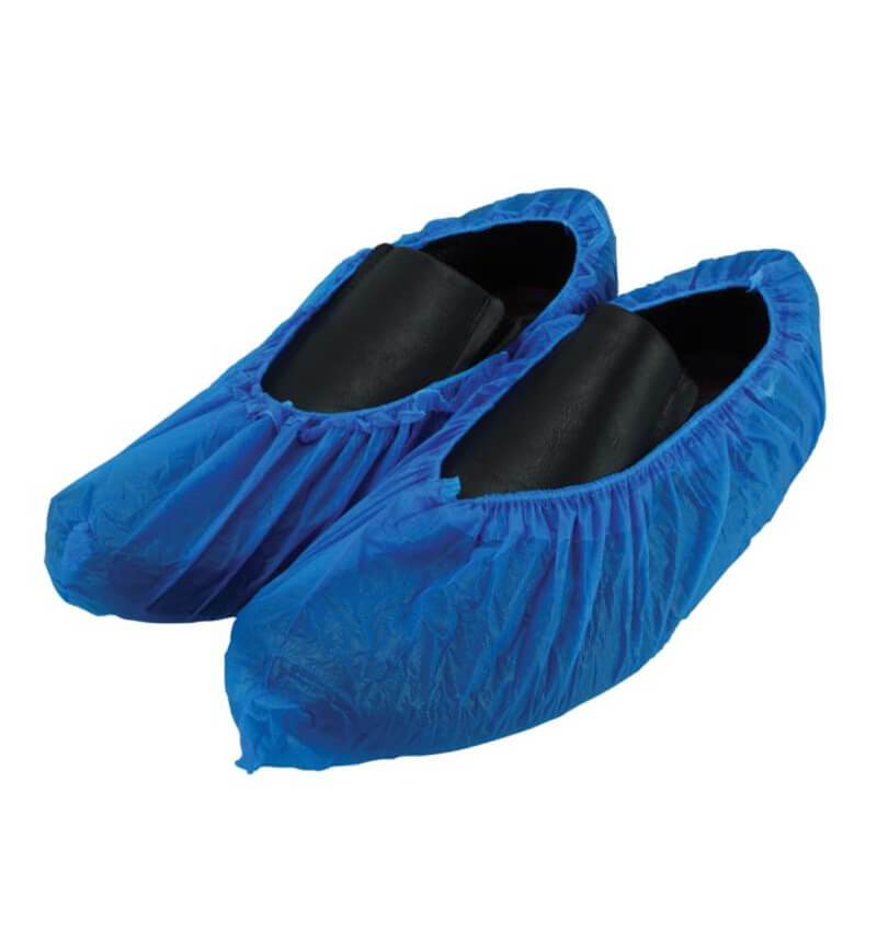 Blue Overshoe In Use