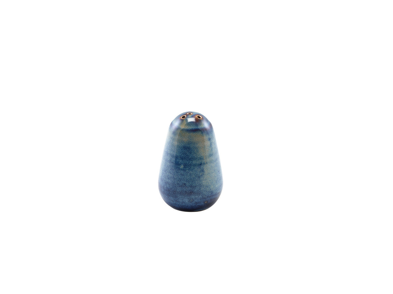 Terra Porcelain Aqua Blue Pepper Shaker 6 Pack Group Image