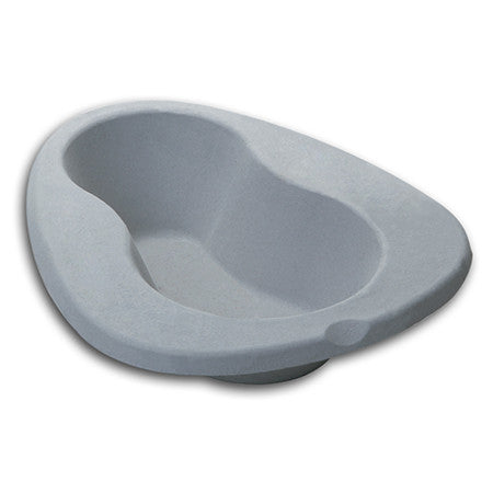 Empty Disposable Pulp Bedpan Liner.