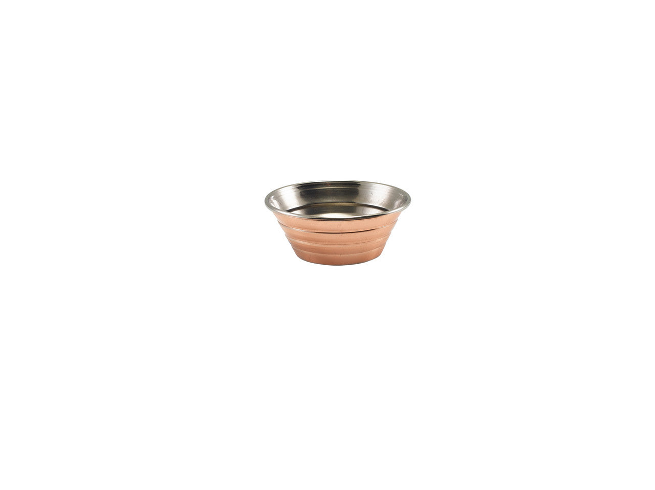 GenWare Copper Plated Ribbed Ramekin 43ml/1.5oz 24 Pack