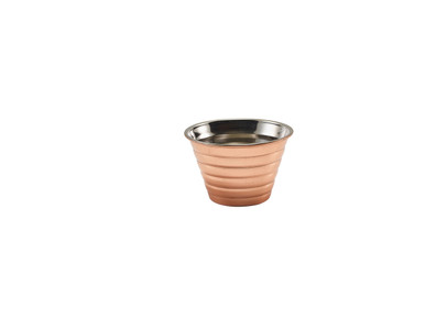 GenWare Copper Plated Ribbed Ramekin 114ml/4oz 24 Pack