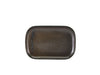 Terra Porcelain Black Rectangular Plate 29 x 19.5cm 6 Pack