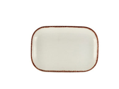 Terra Stoneware Sereno Brown Rectangular Plate 29 x 19.5cm 6 Pack