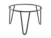 GenWare Black Anti-Slip Hairpin Riser 15cm