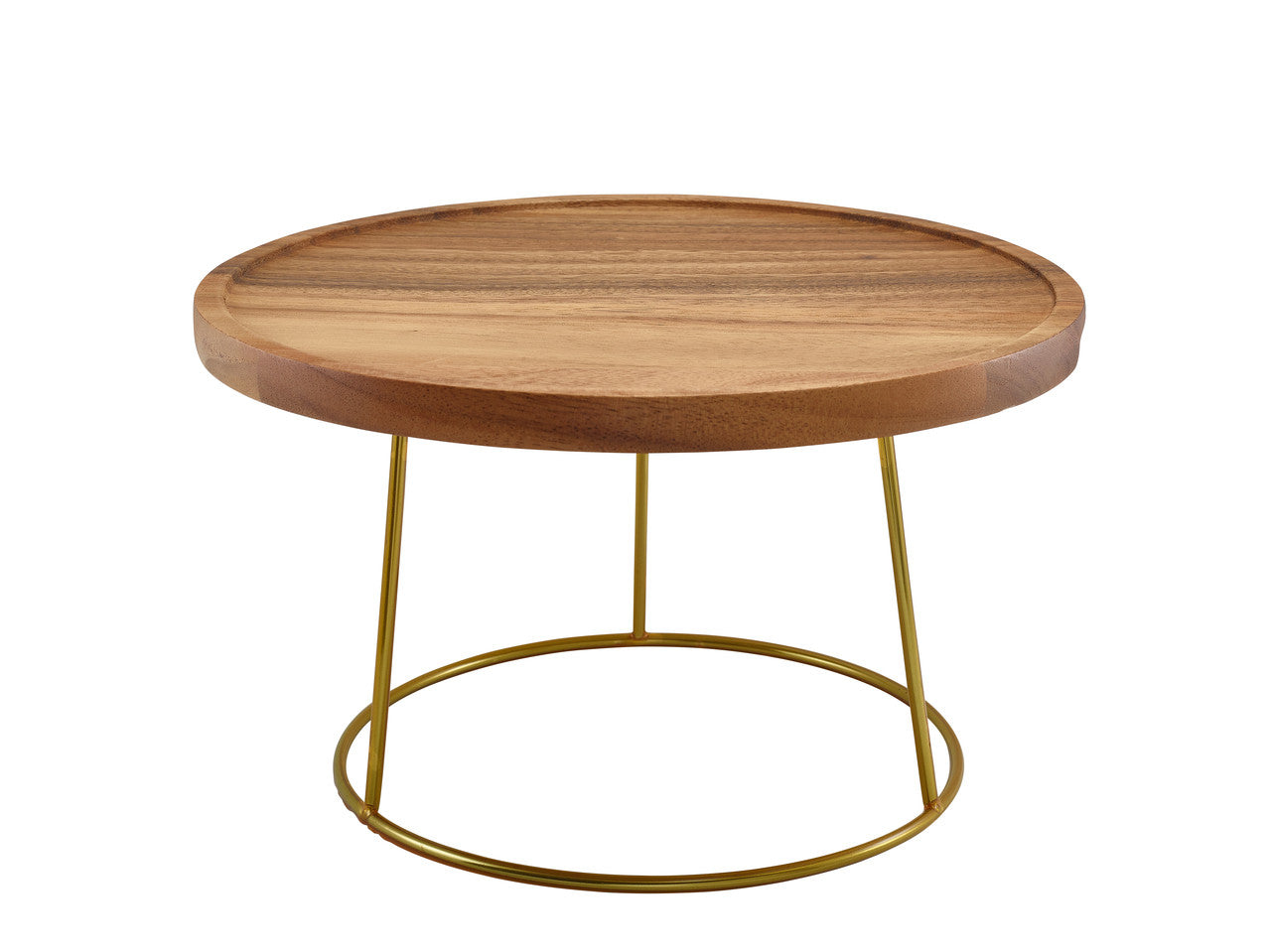 GenWare Gold Anti-Slip Round Buffet Riser 18cm