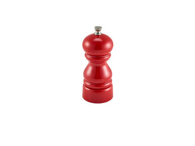 Genware Salt Or Pepper Grinder Red 12.7cm