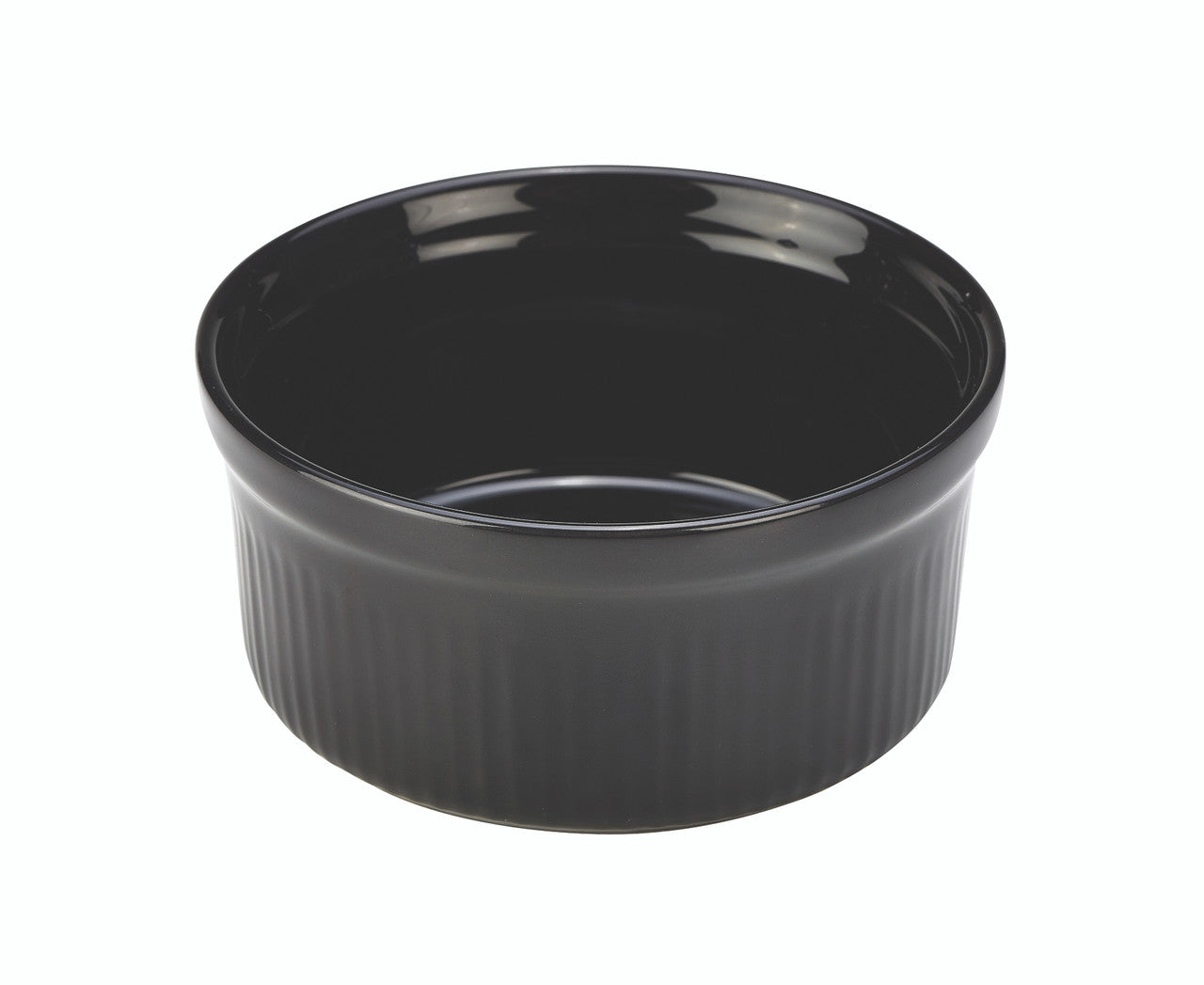 GenWare Stoneware Black Ramekin 9.5cm/3.75" 12 Pack