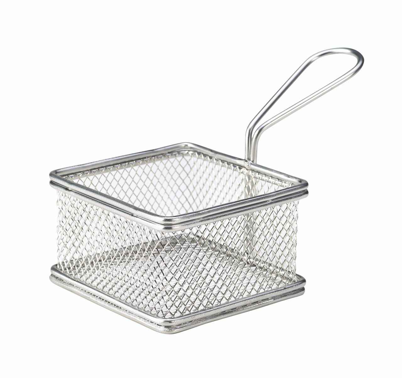 Serving Fry Basket Square 9.5X9.5X6cm 6 Pack