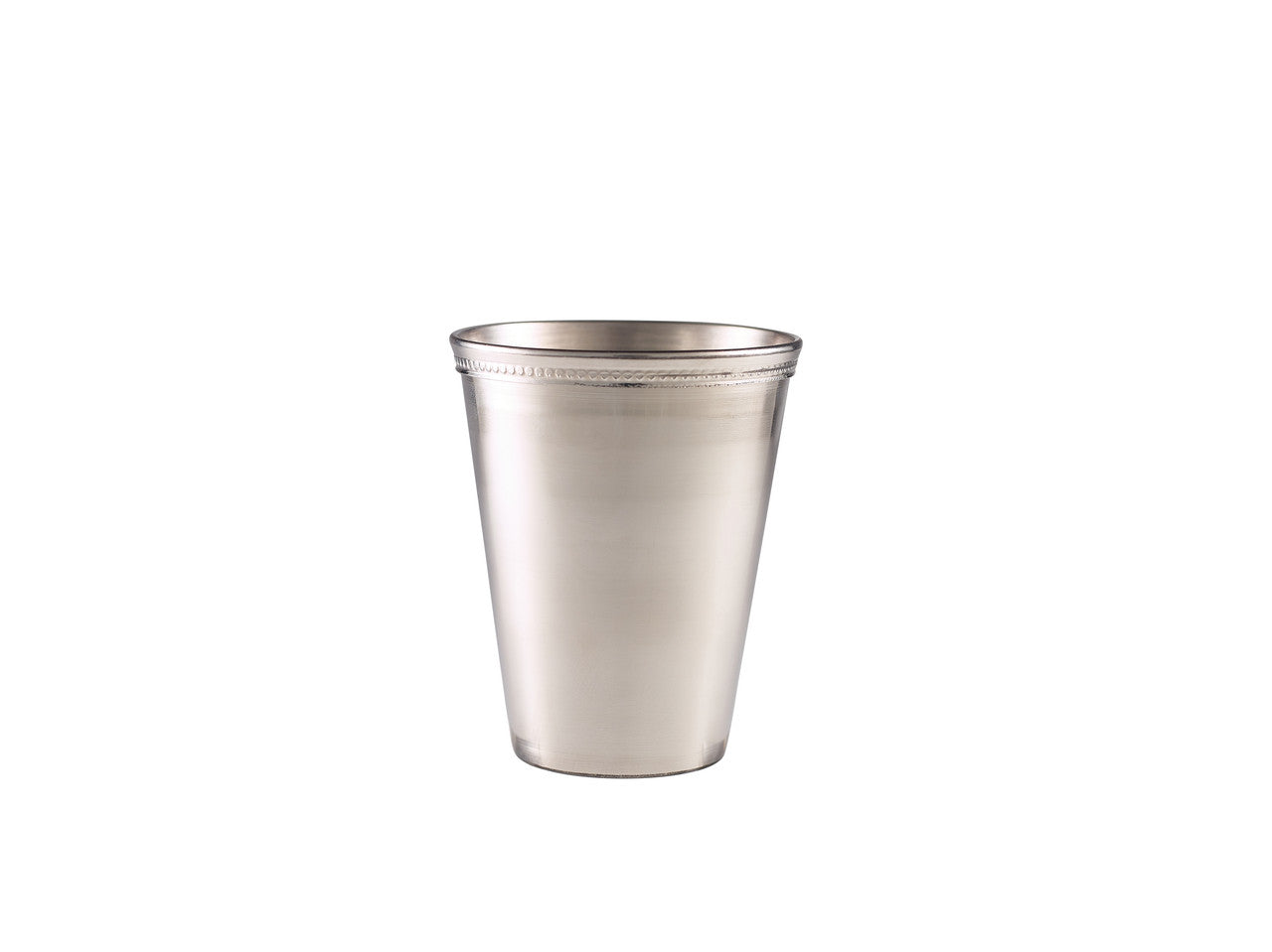 GenWare Beaded Stainless Steel Serving Cup 38cl/13.4oz 12 Pack