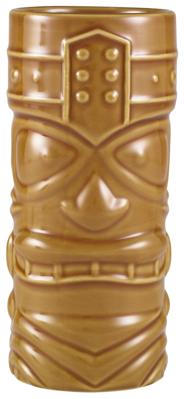 Genware Brown Tiki Mug 40cl/14oz 4 Pack
