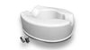 Raised Toilet Seat With Lid 4 Inches / 10cm