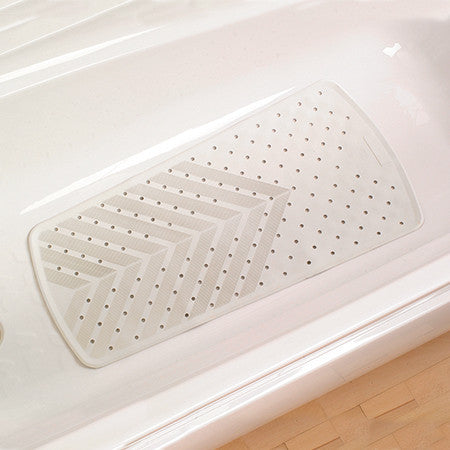 Clearance - Non Slip Bath Mat White 53 x 53cm