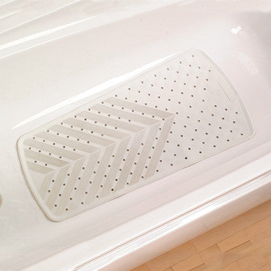Clearance - Non Slip Bath Mat White 53 x 53cm
