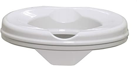 Raised Toilet Seat Without Lid 2 Inches / 5cm