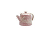 Terra Porcelain Rose Teapot 50cl/17.6oz 6 Pack