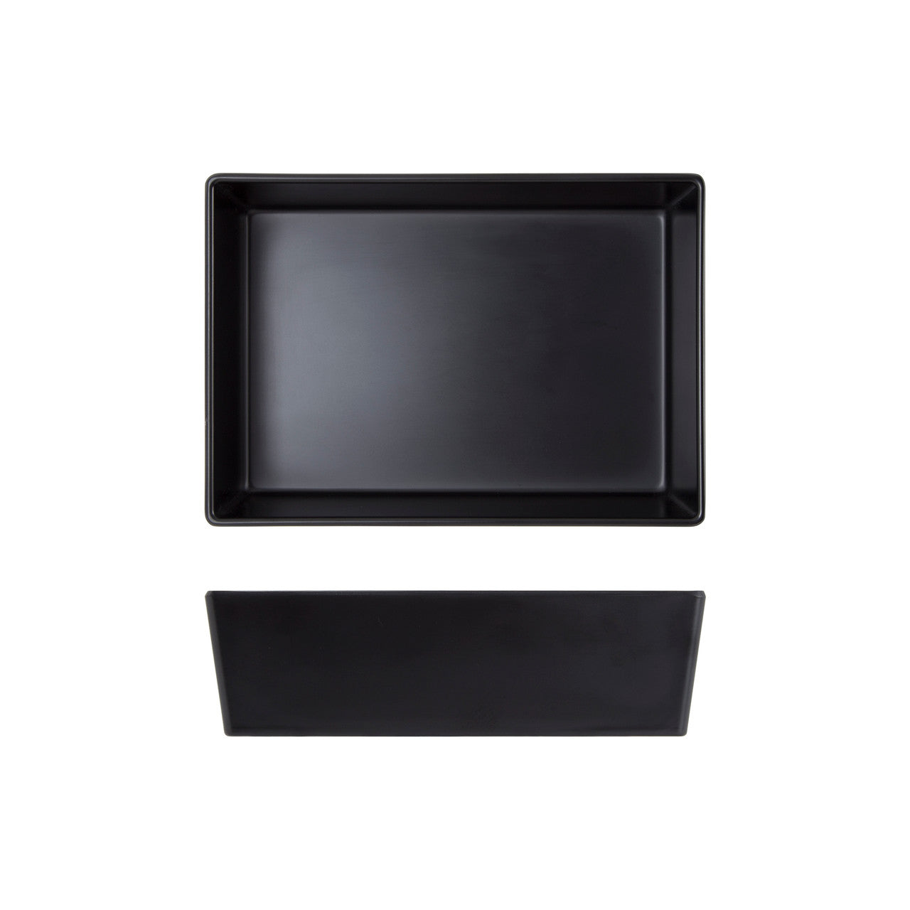 Black Tokyo Melamine Salad Box 20.5 x 14.5 x 6cm 6 Pack Group Image