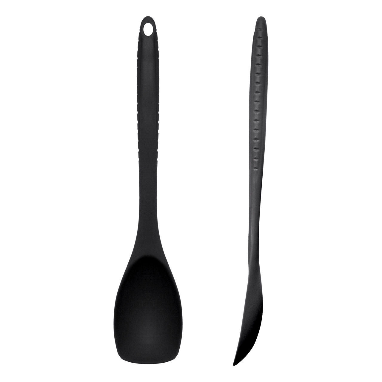 Black Silicone Spoon 30cm Group Image