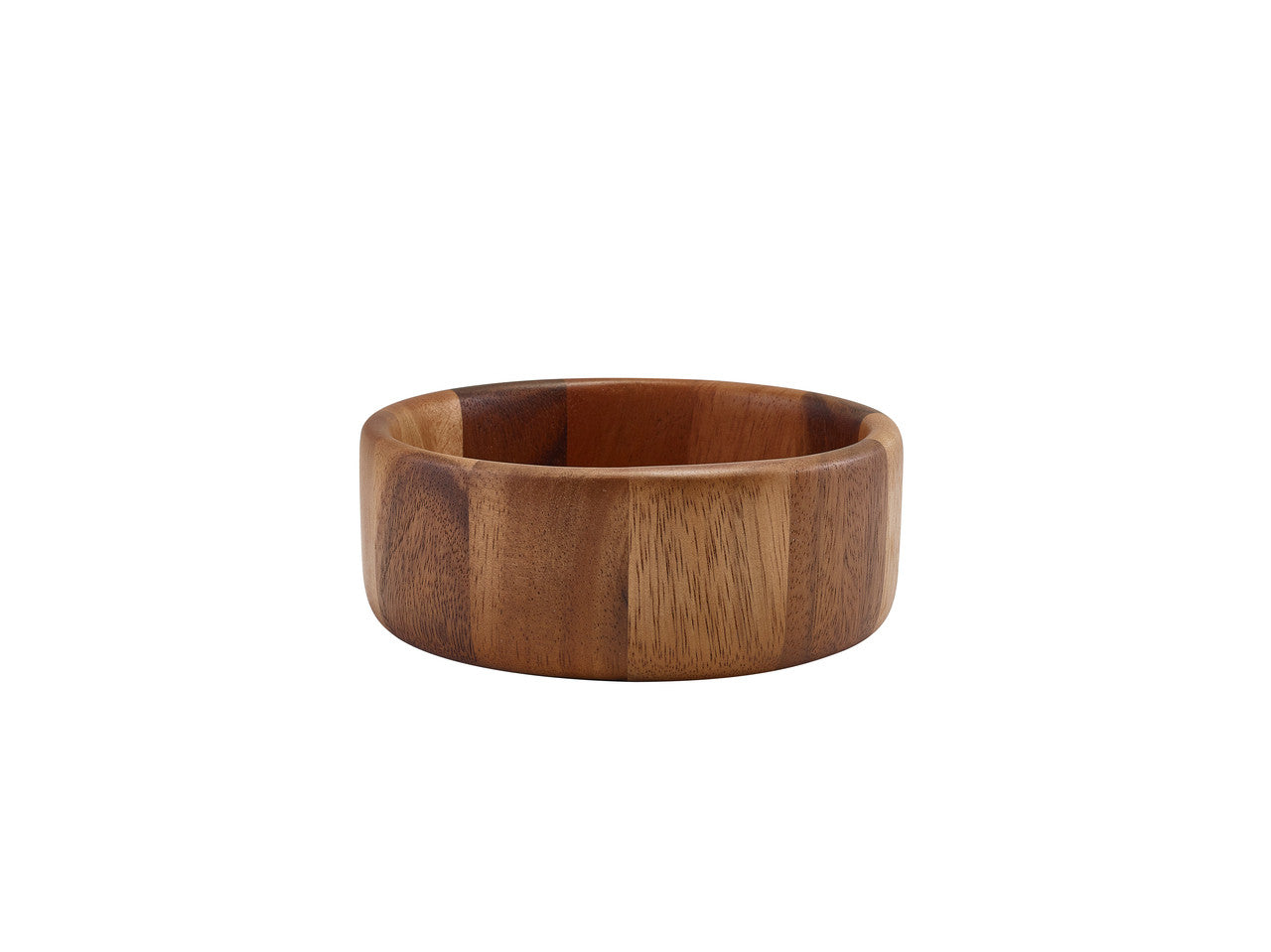 GenWare Acacia Wood Straight Sided Bowl 16cm Group Image