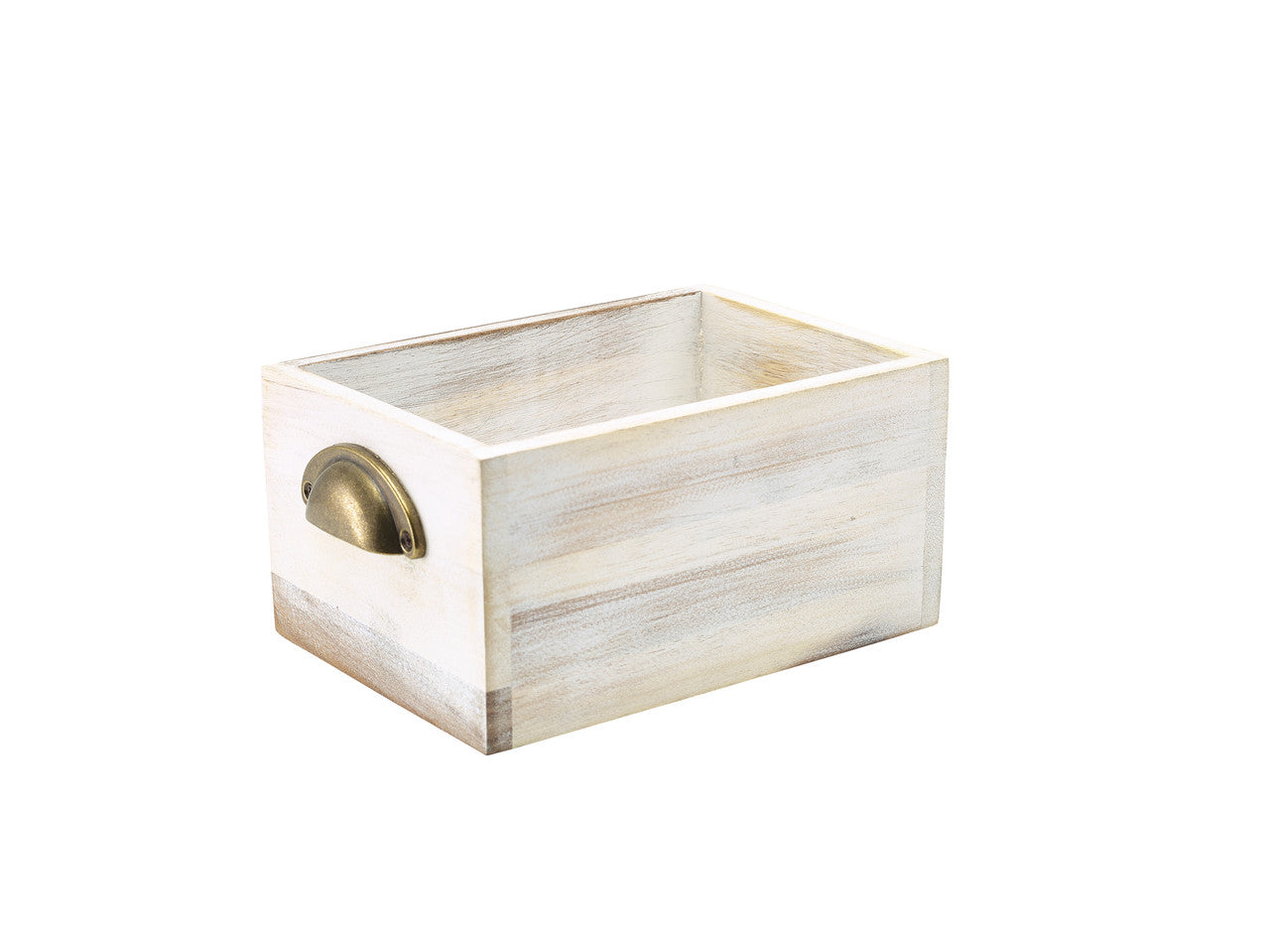 GenWare White Wash Acacia Wood Display Drawer 21.5 x 15 x 11cm