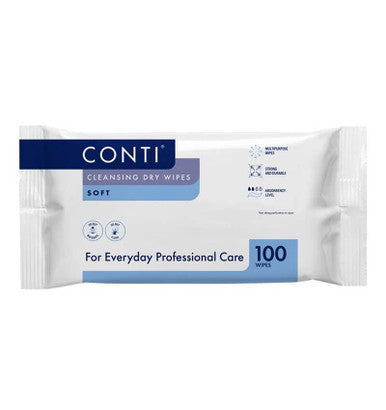 Conti Soft Dry Wipes CSW110 32 X 100