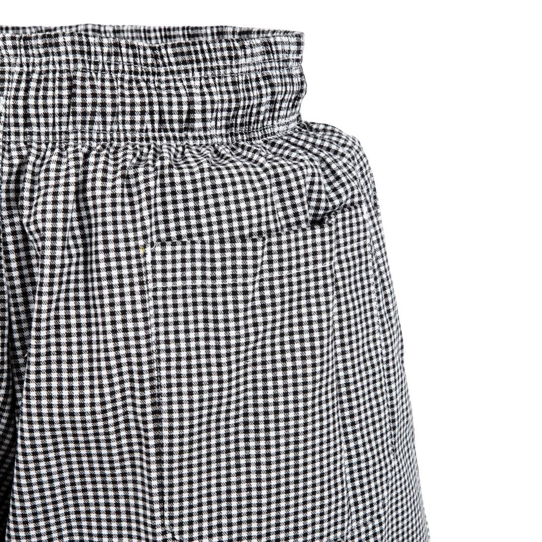 Chef Works Essential Baggy Pants Small Black Check XS A026-XS