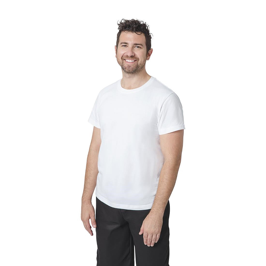 Unisex Chef T-Shirt White 4XL A103-4XL