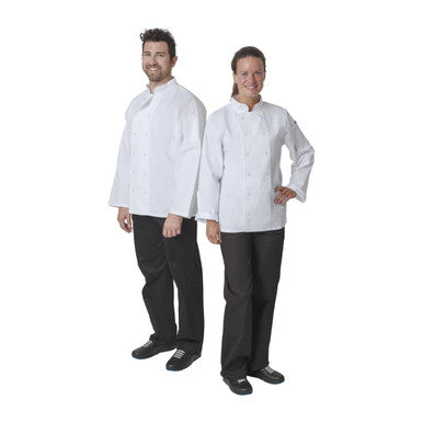 Whites Vegas Unisex Chefs Jacket Long Sleeve White S A134-S
