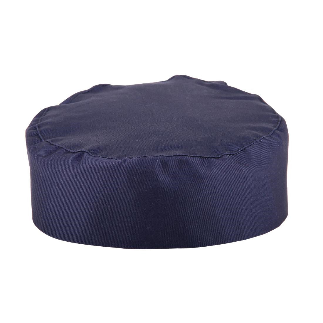 Whites Chefs Skull Cap Blue A204