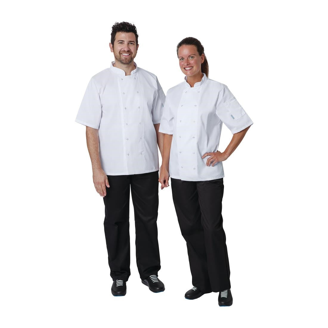 Whites Vegas Unisex Chefs Jacket Short Sleeve White XXL A211-XXL