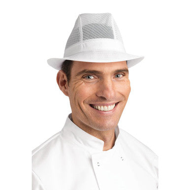 Trilby Hat White M A214-M