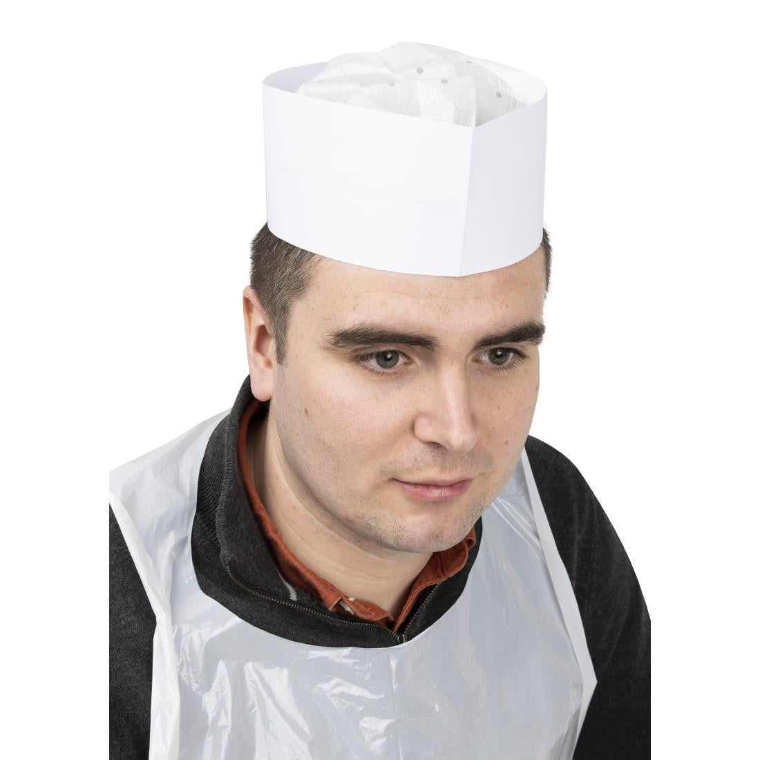 eGreen Disposable Forage Hat White (Pack of 100) A255