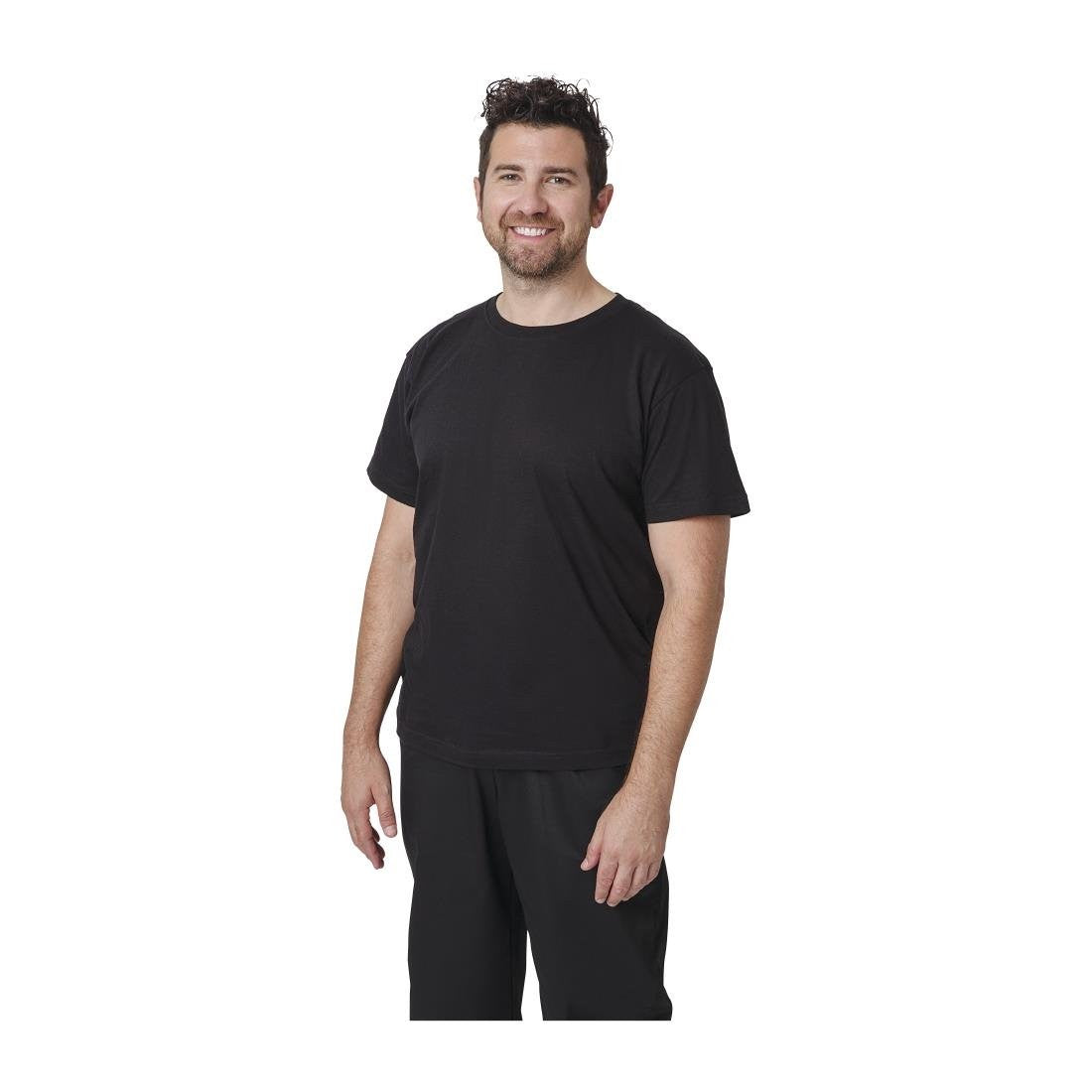 Unisex Chef T-Shirt Black S A295-S