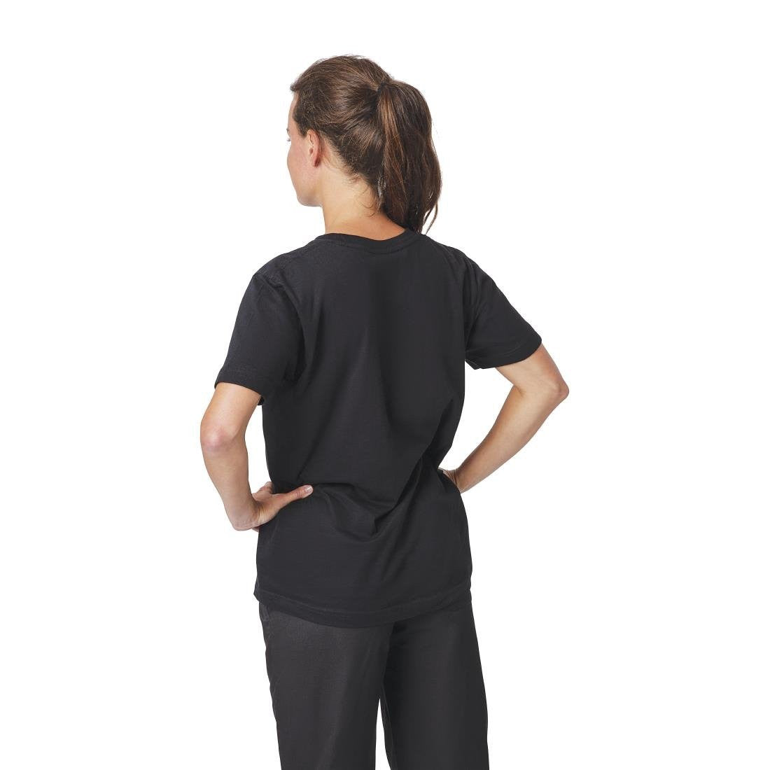 Unisex Chef T-Shirt Black S A295-S