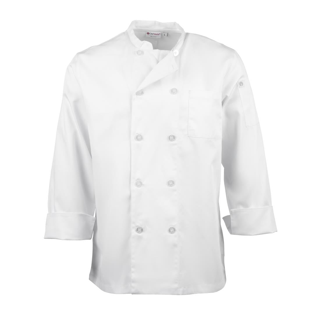 Chef Works Unisex Le Mans Chefs Jacket White 2XL A371-XXL
