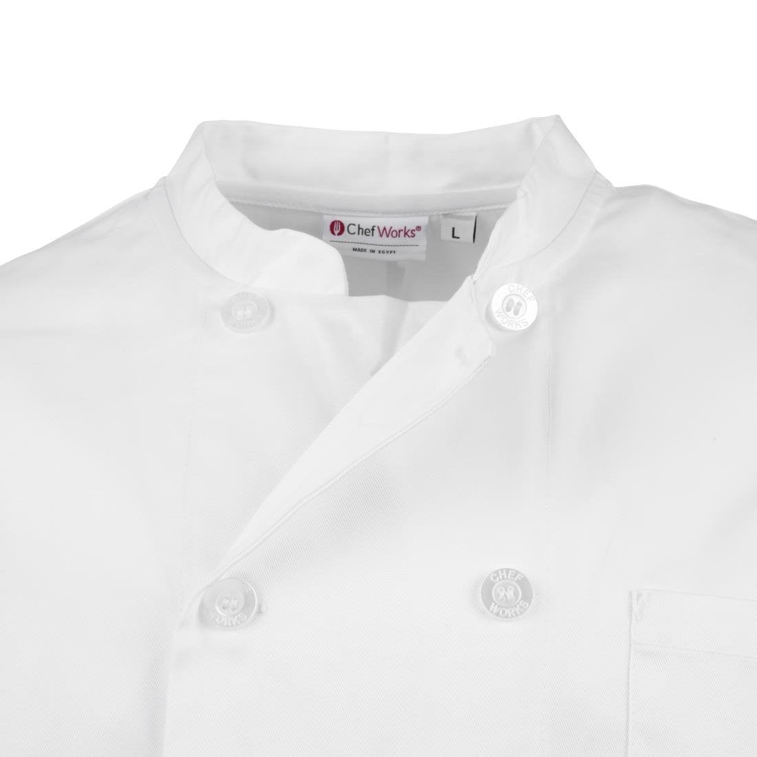 Chef Works Unisex Le Mans Chefs Jacket White S A371-S