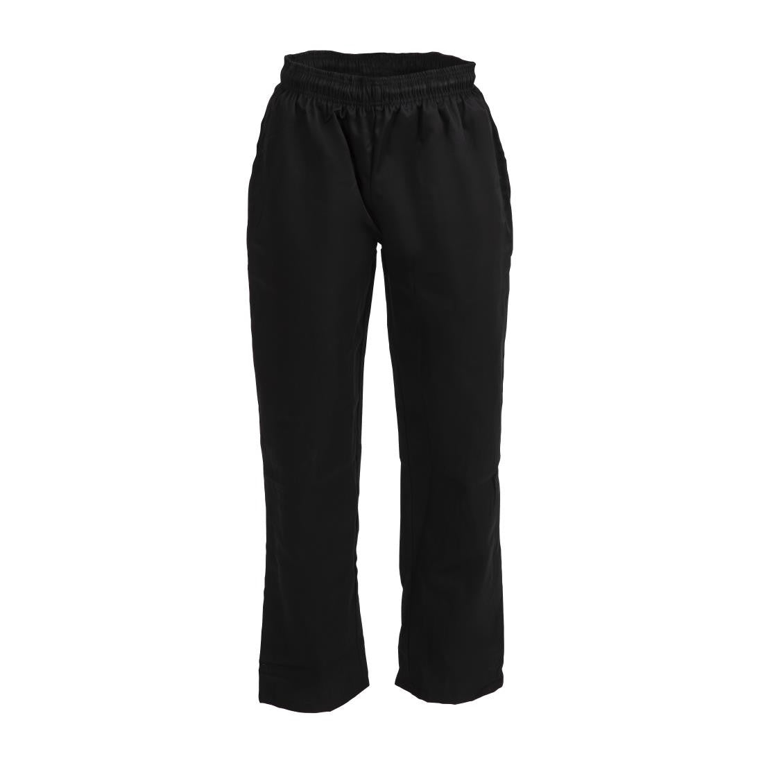 Whites Vegas Chef Trousers Polycotton Black XS A582-XS