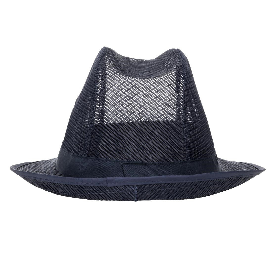 Trilby Hat with Snood Navy Blue M A654-M