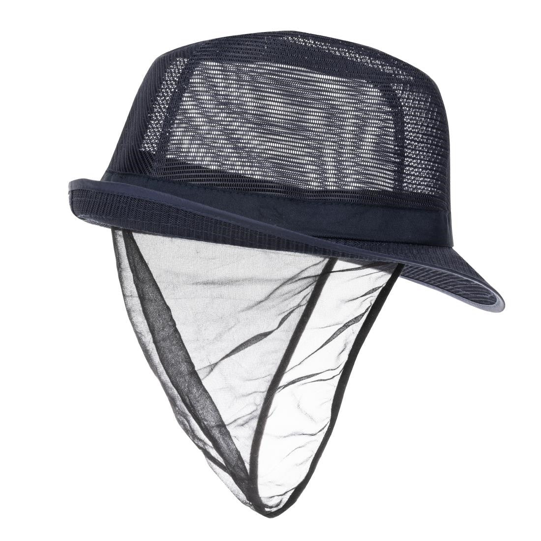 Trilby Hat with Snood Navy Blue M A654-M