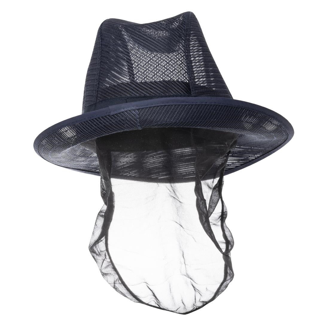 Trilby Hat with Snood Navy Blue M A654-M