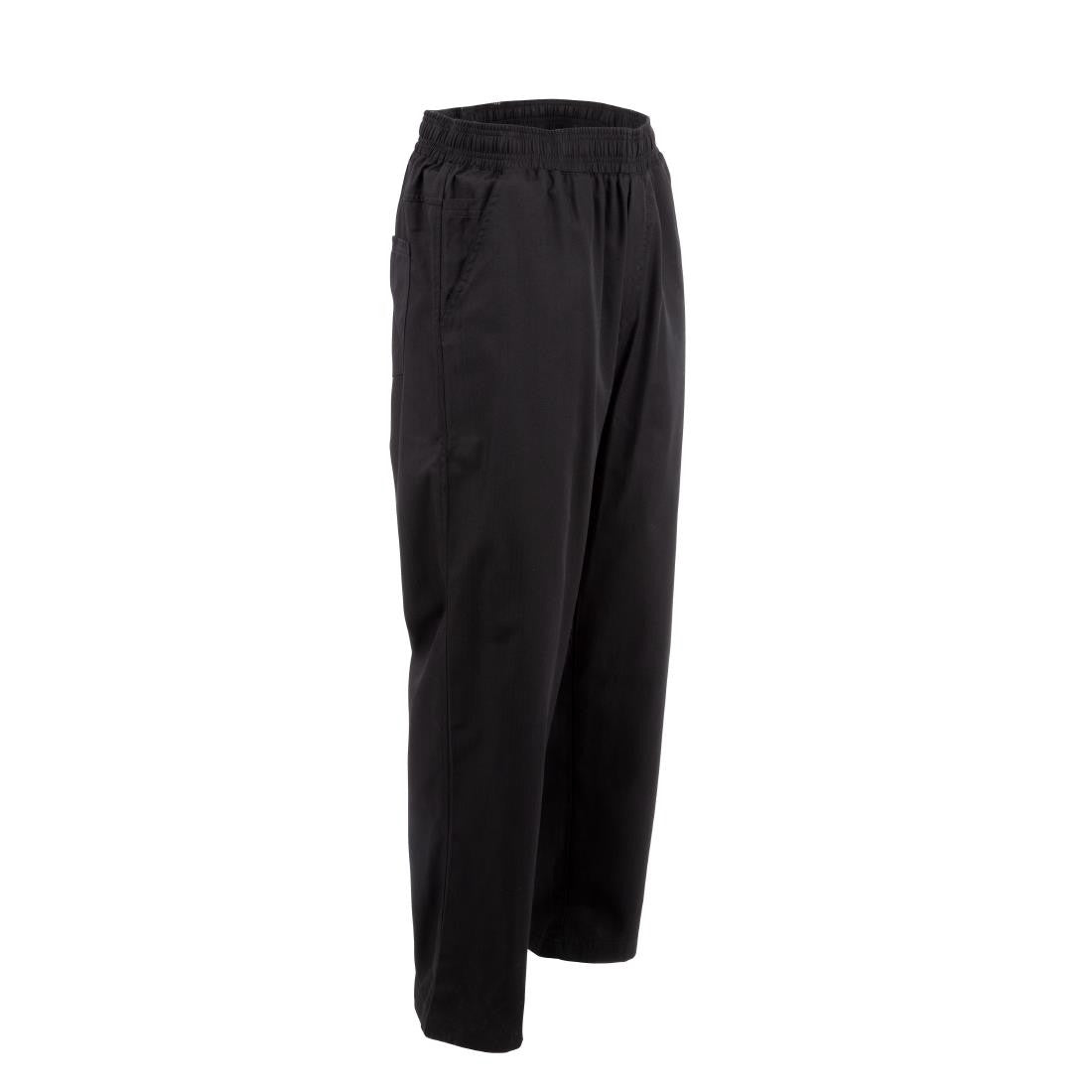 Chef Works Unisex Better Built Baggy Chefs Trousers Black 3XL A695-3XL